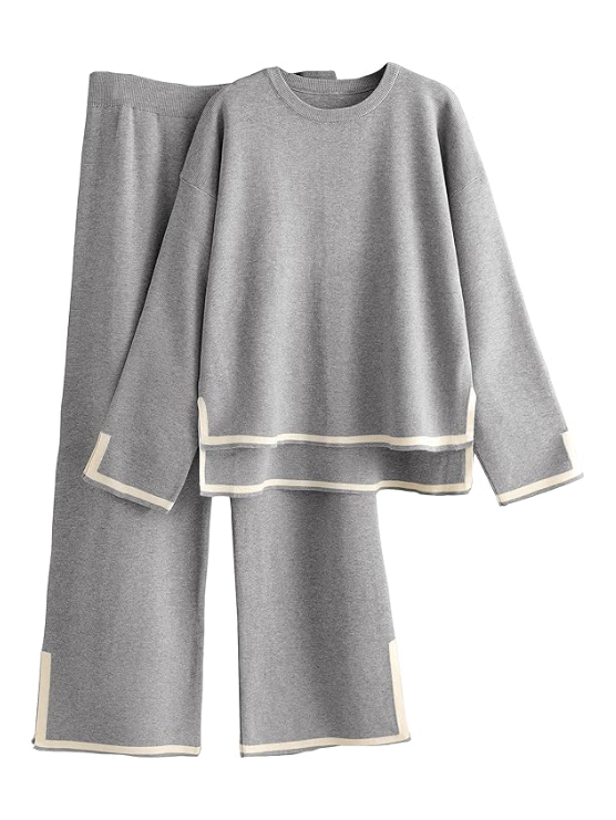 Evelyn Two-Piece Knitted Loungewear Set