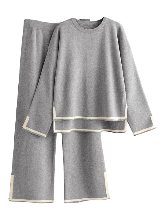 Evelyn Two-Piece Knitted Loungewear Set