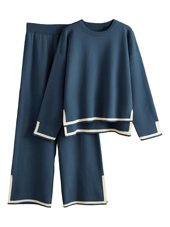 Evelyn Two-Piece Knitted Loungewear Set