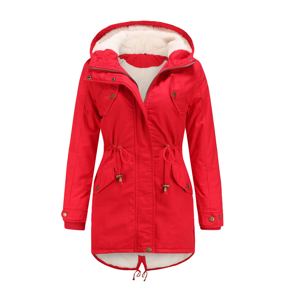Alice Teddy Lined Hooded Coat