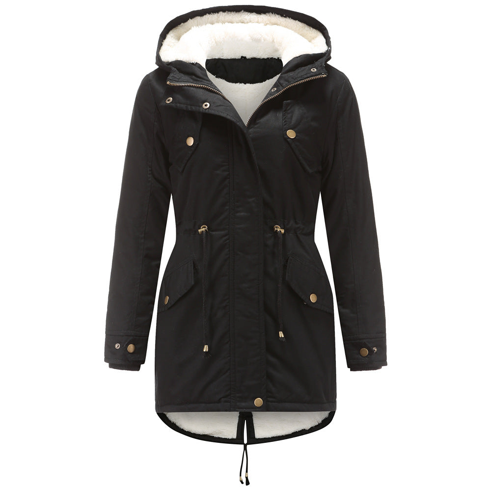 Alice Teddy Lined Hooded Coat