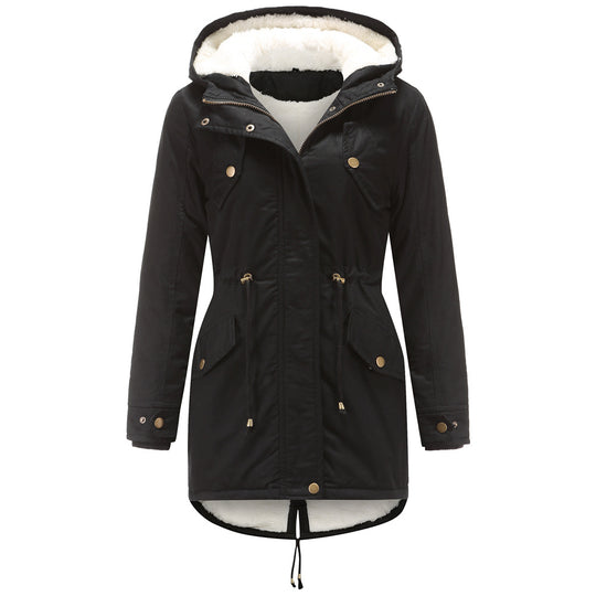 Alice Teddy Lined Hooded Coat
