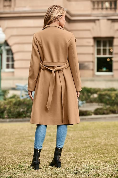 Karen Longline Belted Coat