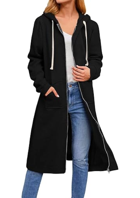 Grace Longline Zip Hoodie