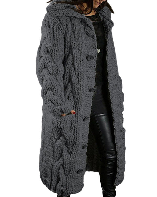 Elena Chunky Longline Knit Cardigan