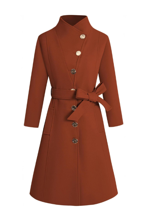 Karen Longline Belted Coat