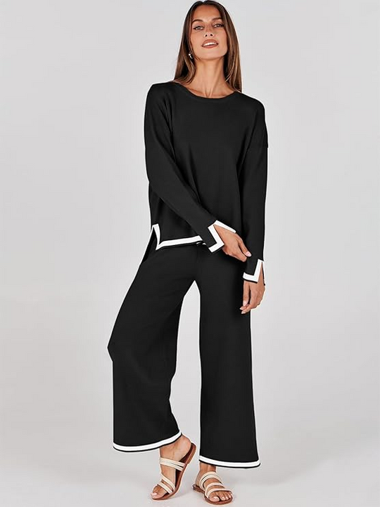 Evelyn Two-Piece Knitted Loungewear Set
