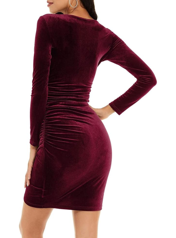 Sophia Velvet Mini Dress