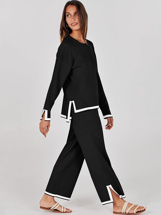 Evelyn Two-Piece Knitted Loungewear Set