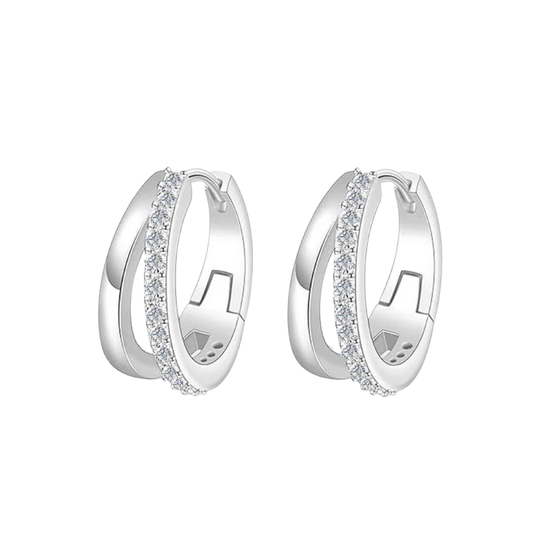 Amelia Double Hoop Earrings