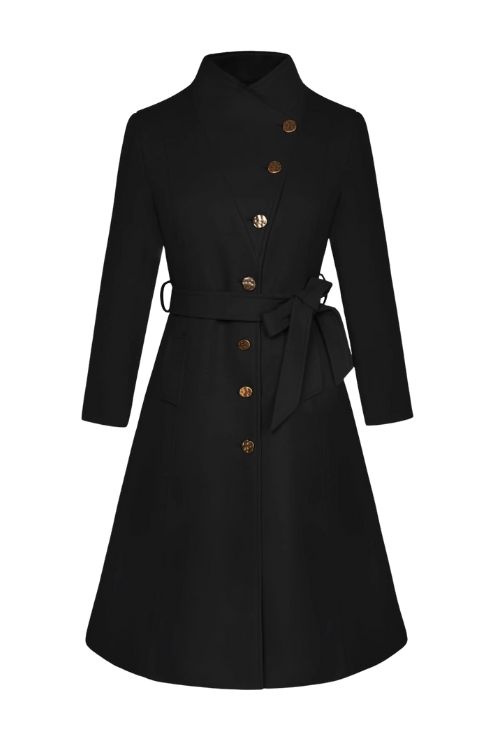 Karen Longline Belted Coat
