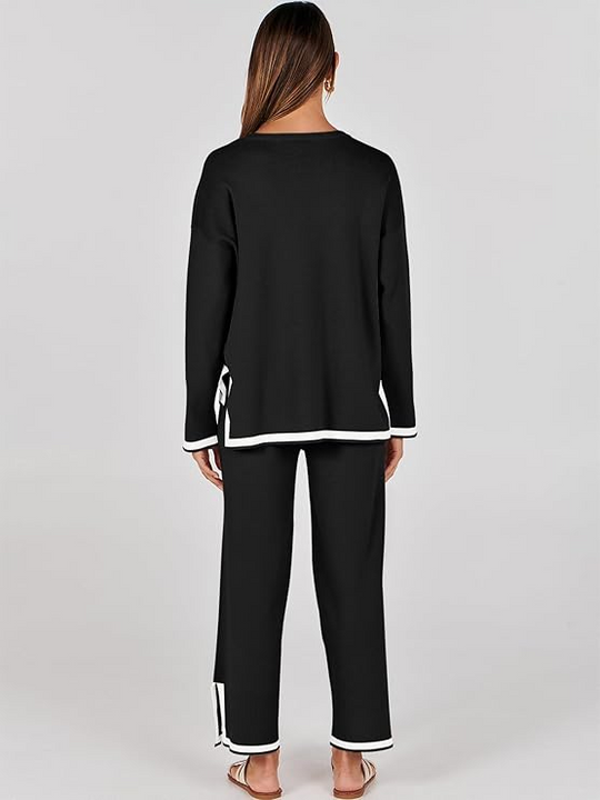 Evelyn Two-Piece Knitted Loungewear Set