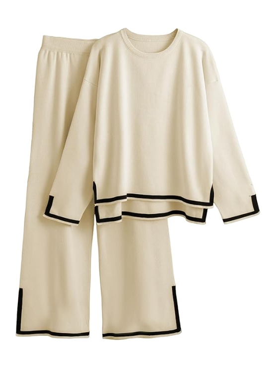 Evelyn Two-Piece Knitted Loungewear Set