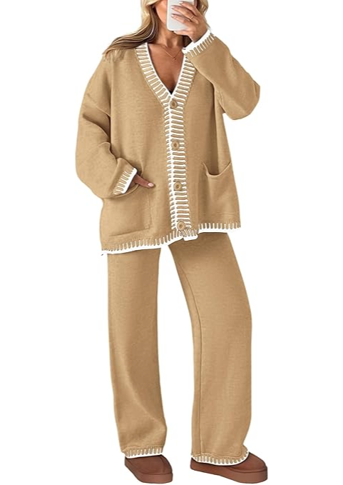 Clara Two-Piece Knitted Loungewear Set