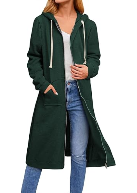 Grace Longline Zip Hoodie