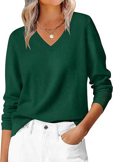 Rose V-Neck Jumper