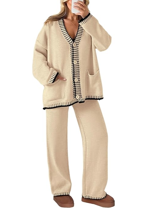 Clara Two-Piece Knitted Loungewear Set