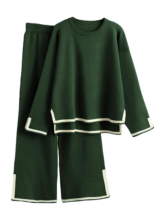 Evelyn Two-Piece Knitted Loungewear Set