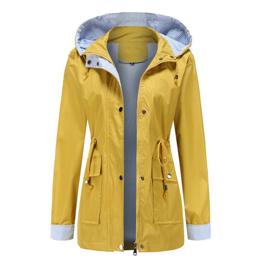 Harriet Hooded Waterproof Raincoat