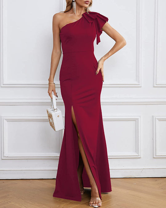 Louise One-Shoulder Maxi Dress