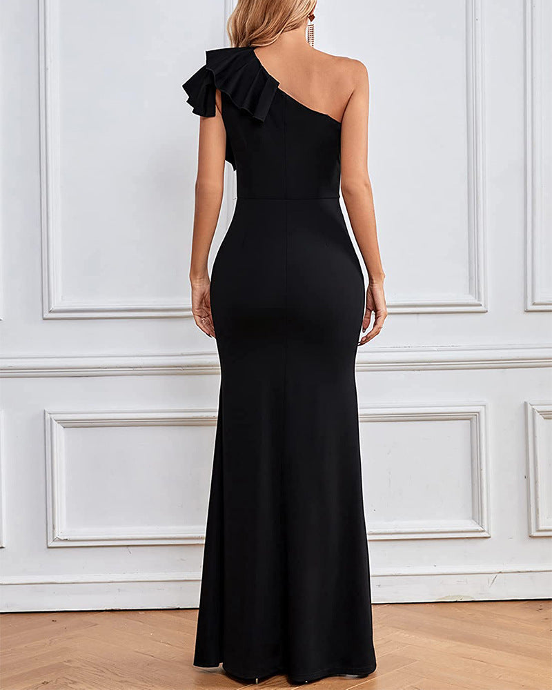 Louise One-Shoulder Maxi Dress