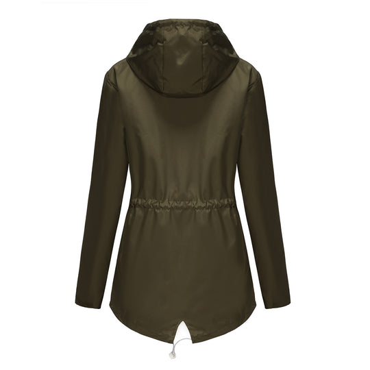 Grace Hooded Waterproof Raincoat