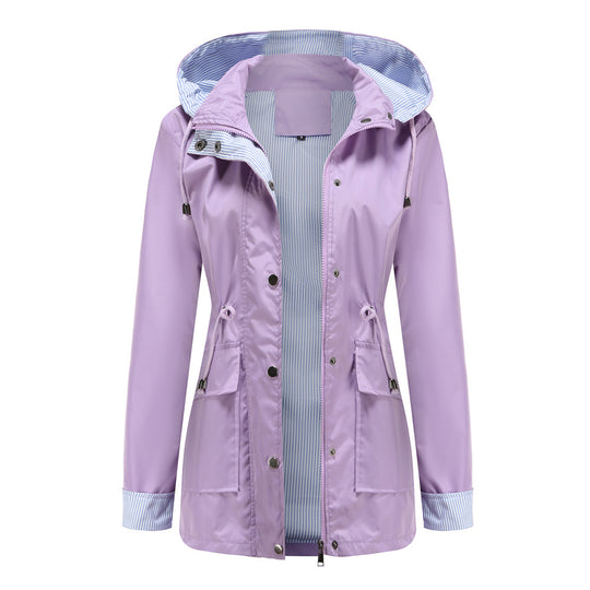 Harriet Hooded Waterproof Raincoat