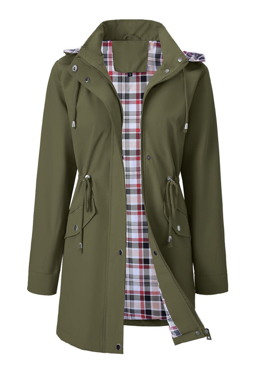 Claire Hooded Waterproof Raincoat