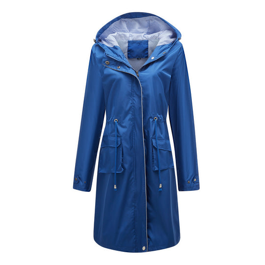 Victoria Hooded Waterproof Raincoat