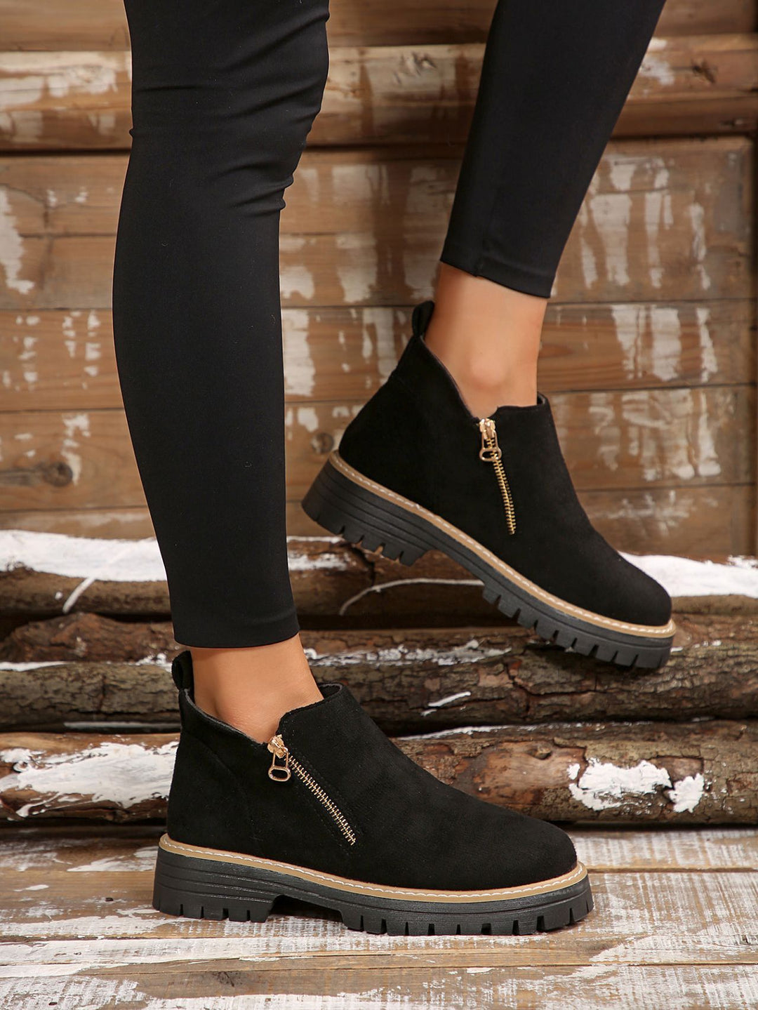 Anna Comfortable Winter Ankle Boots