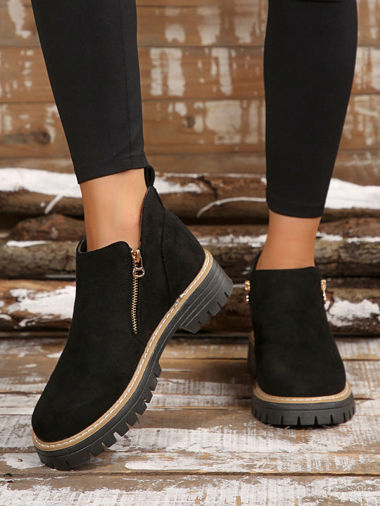 Anna Comfortable Winter Ankle Boots