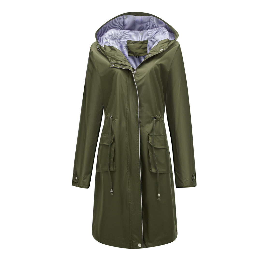 Victoria Hooded Waterproof Raincoat