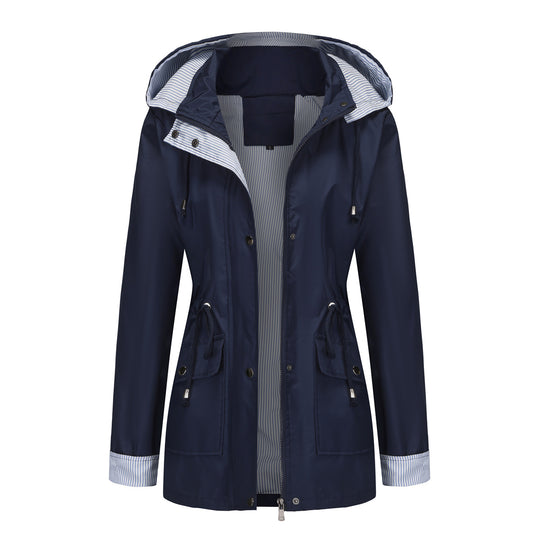 Harriet Hooded Waterproof Raincoat