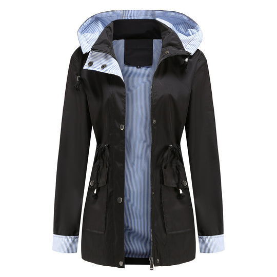 Harriet Hooded Waterproof Raincoat