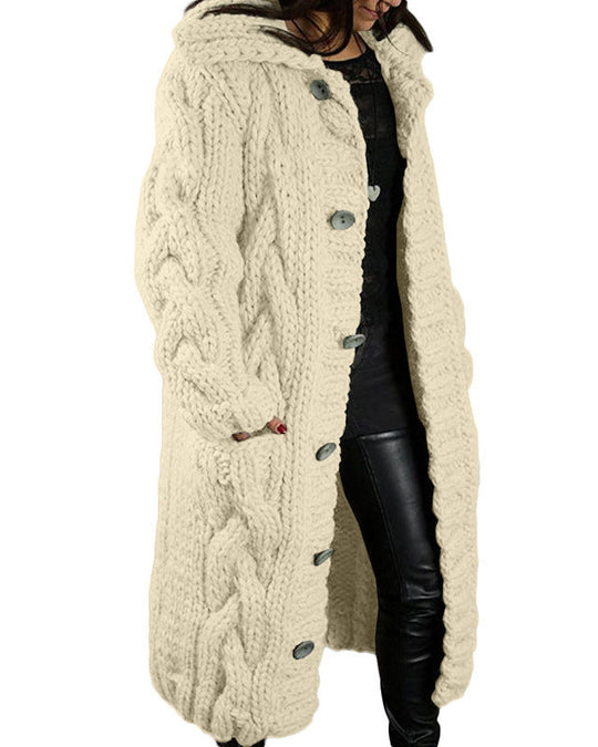Elena Chunky Longline Knit Cardigan