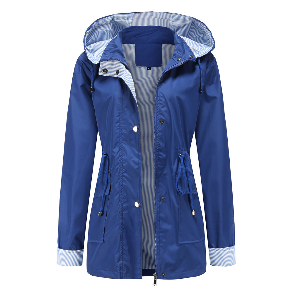Harriet Hooded Waterproof Raincoat