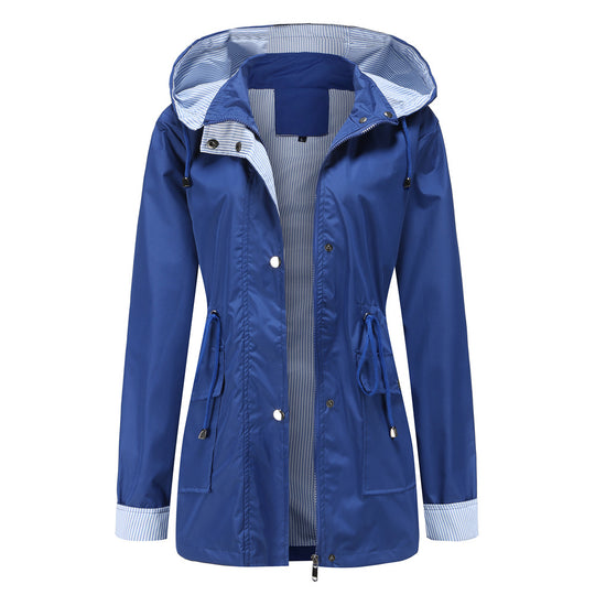 Harriet Hooded Waterproof Raincoat