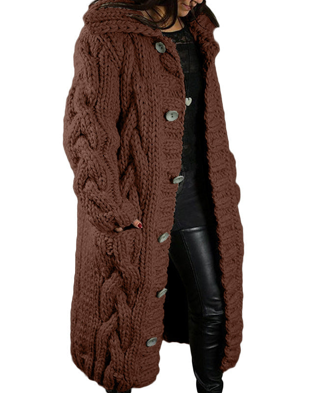 Elena Chunky Longline Knit Cardigan