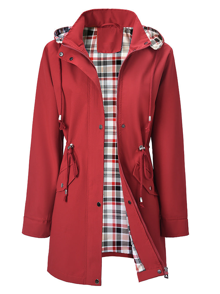 Claire Hooded Waterproof Raincoat