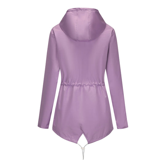 Grace Hooded Waterproof Raincoat
