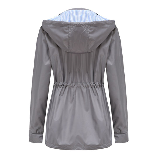 Harriet Hooded Waterproof Raincoat