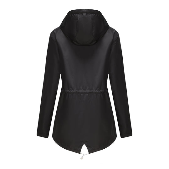 Grace Hooded Waterproof Raincoat
