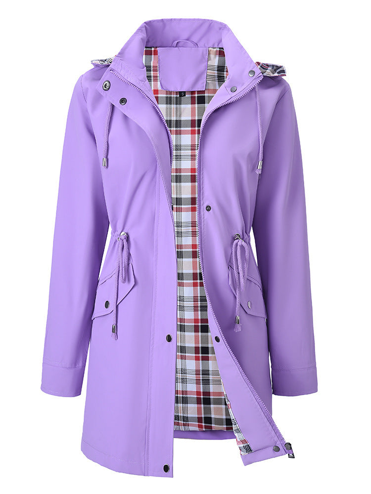Claire Hooded Waterproof Raincoat