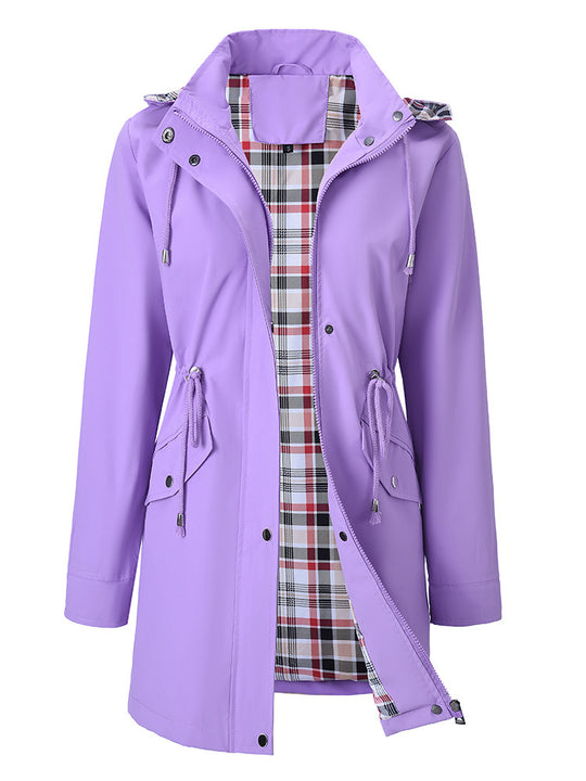 Claire Hooded Waterproof Raincoat