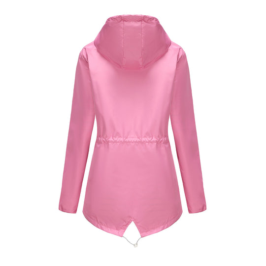Grace Hooded Waterproof Raincoat