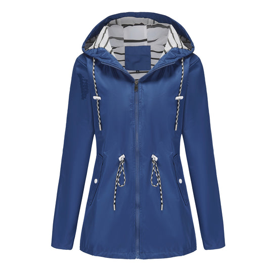 Grace Hooded Waterproof Raincoat