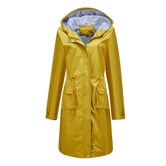 Victoria Hooded Waterproof Raincoat
