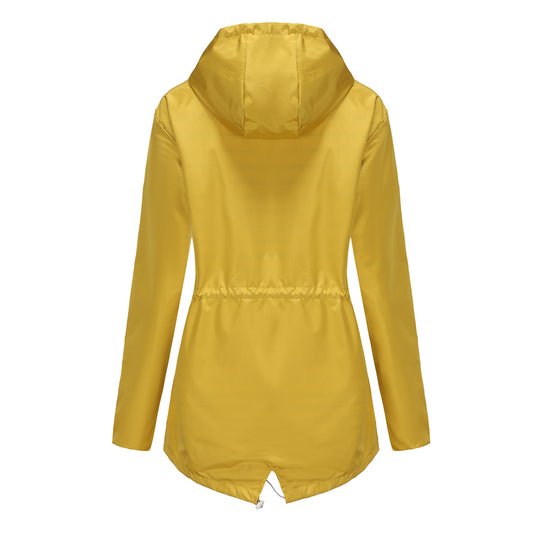 Grace Hooded Waterproof Raincoat