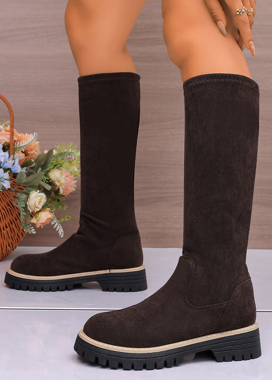 Anna Comfortable High Leg Winter Boots