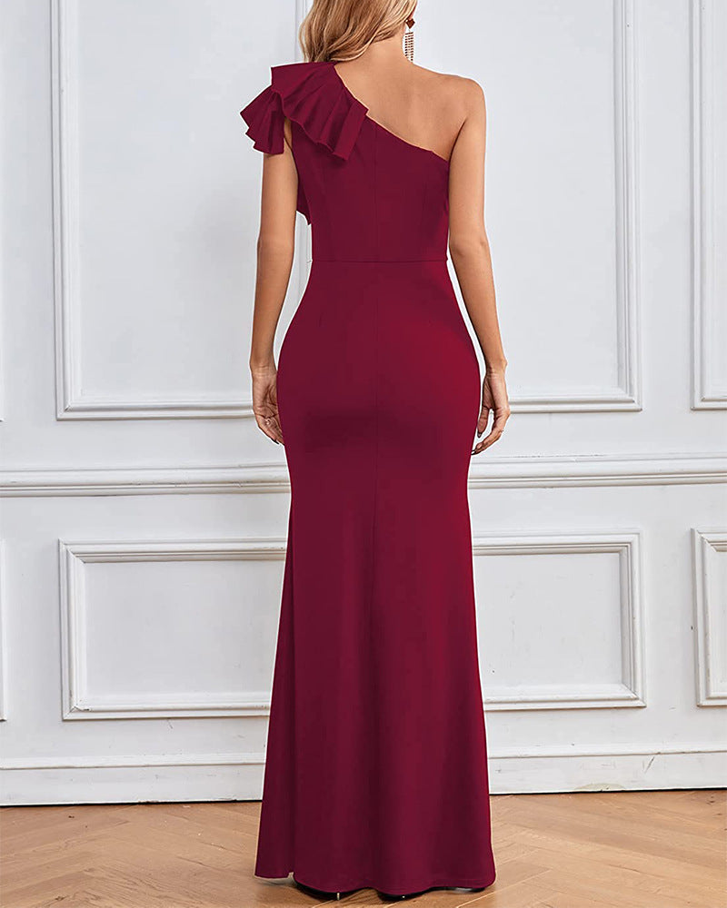 Louise One-Shoulder Maxi Dress